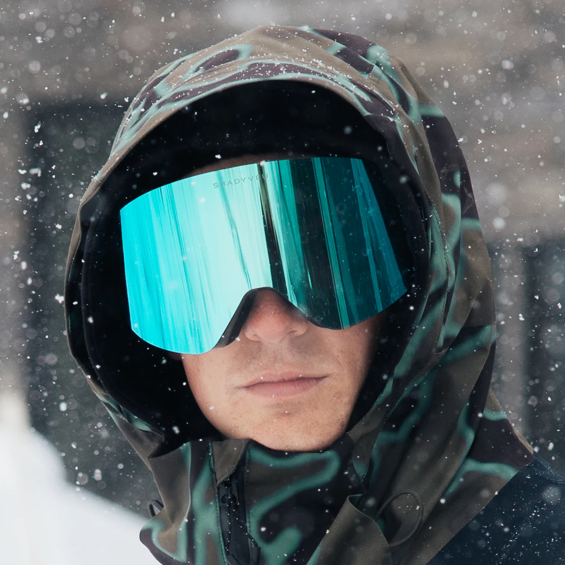 Nova Blue Blizzard Ski Snowboard Winter Sports Goggles - Image 8